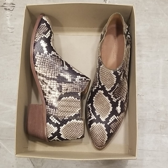 💕MADEWELL💕 Low Chelsea Boots ~ Snake Embossed - Picture 14 of 16